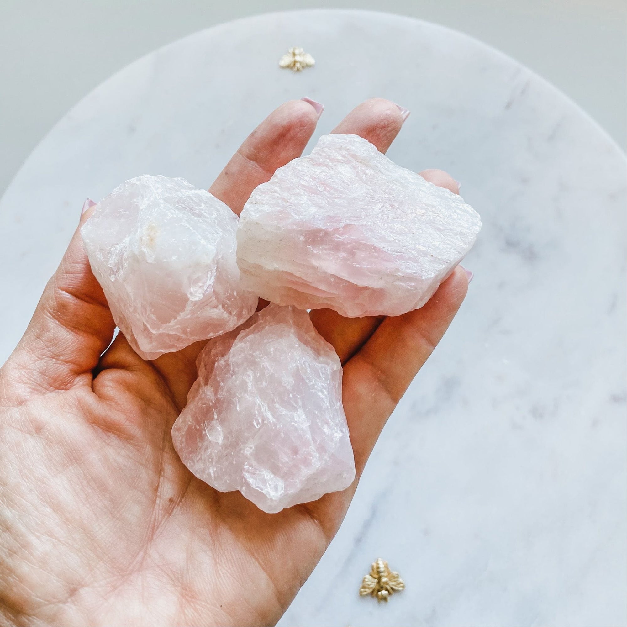 rose quartz crystal raw rough stone australia