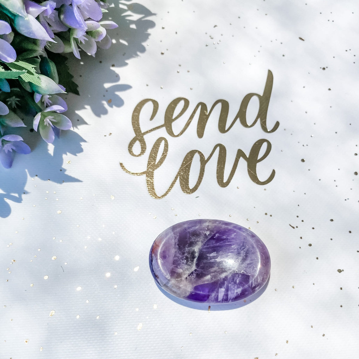 s1005 amethyst crystal palmstone palm stone worry stone crystals australia gemrox 1