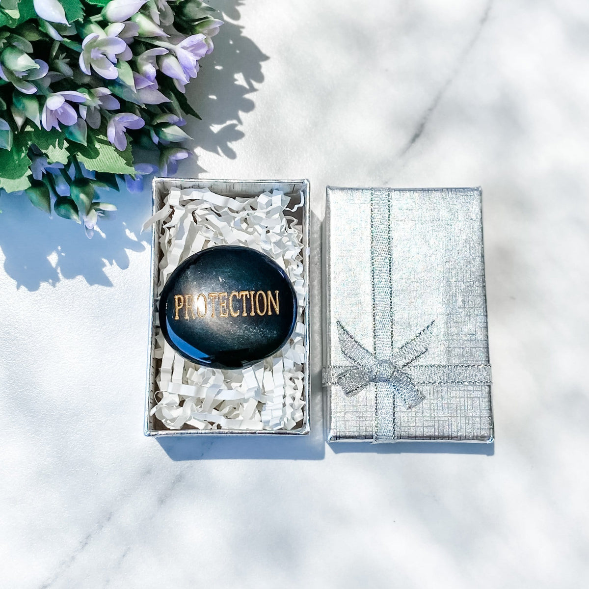 s1013 black obsidian crystal word engraved palmstone palm stone worry stone meditation stone crystals australia gemrox 1