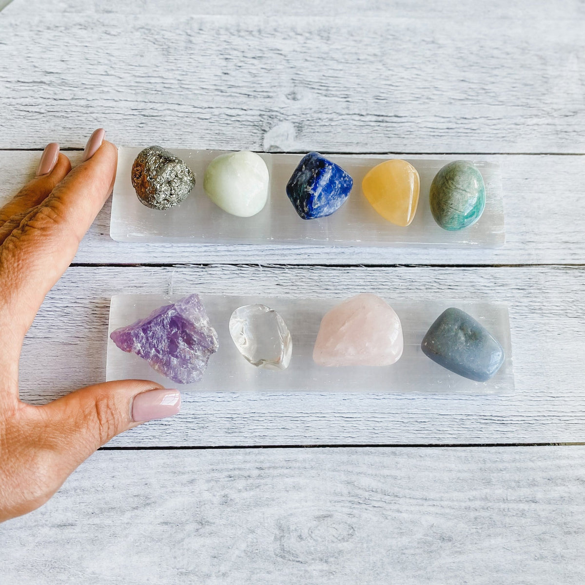 selenite rectangular 16cm charging plate australia