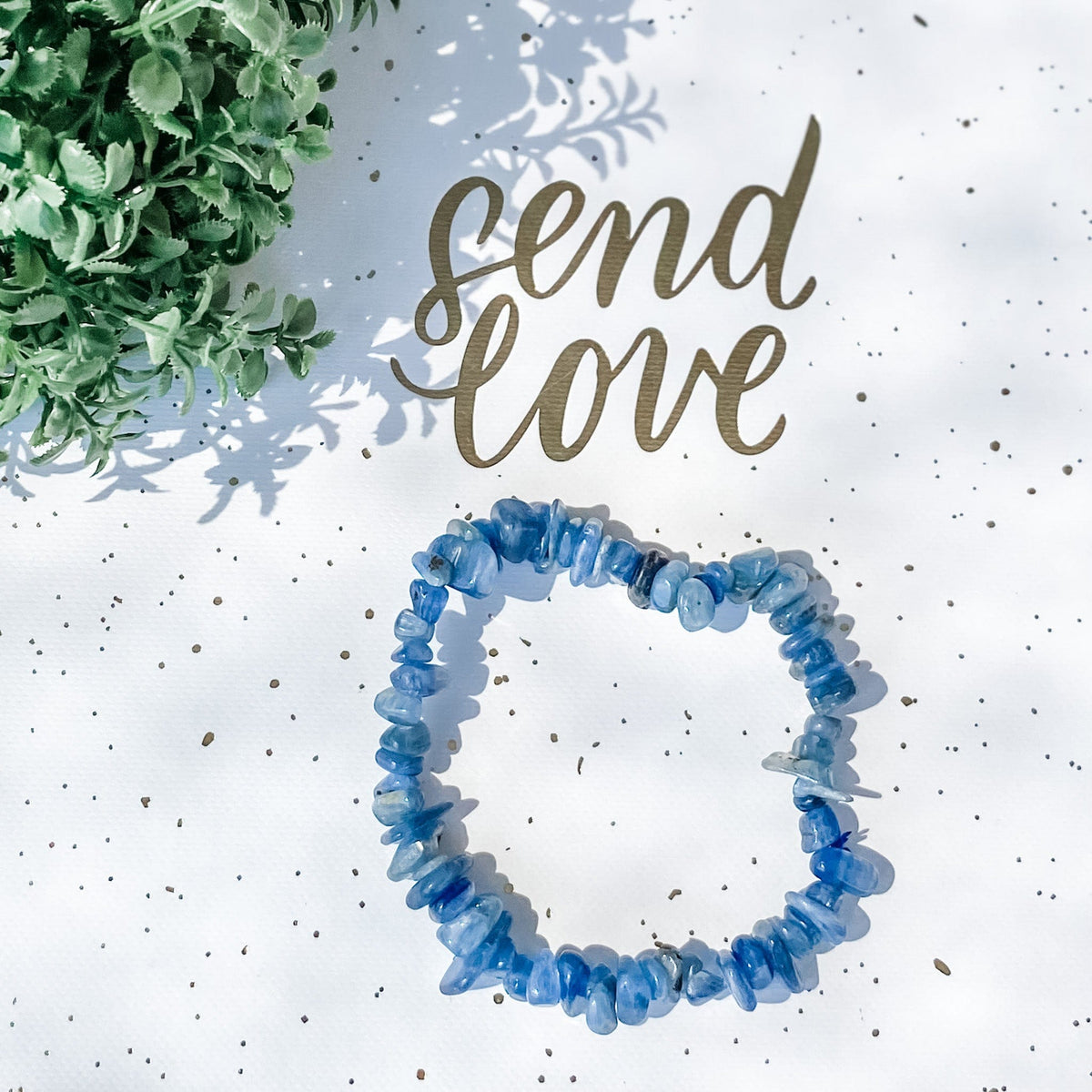 s1020 blue kyanite crystal chip healing bracelet australia gemrox sydney 1