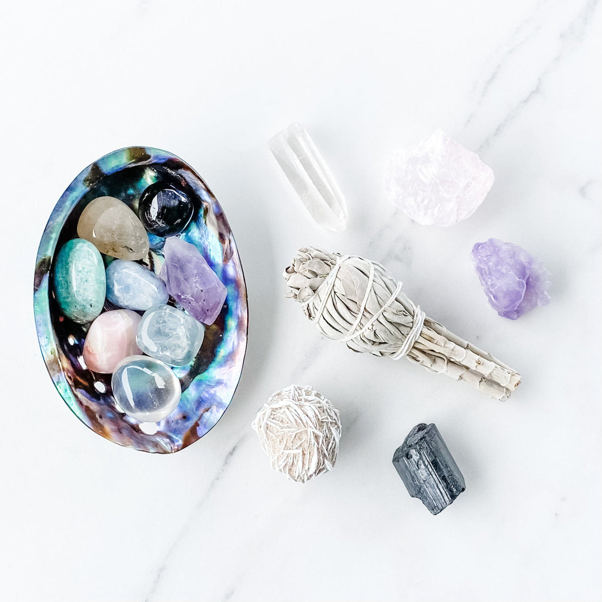 natural abalone shell incense smudging ritual crystals australia gemrox sydney