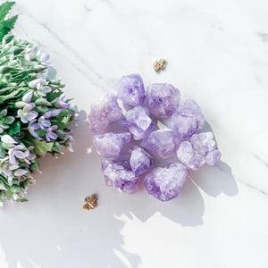 s1050 amethyst popcorn crystal cluster lilac purple stone crystals australia gemrox sydney 1