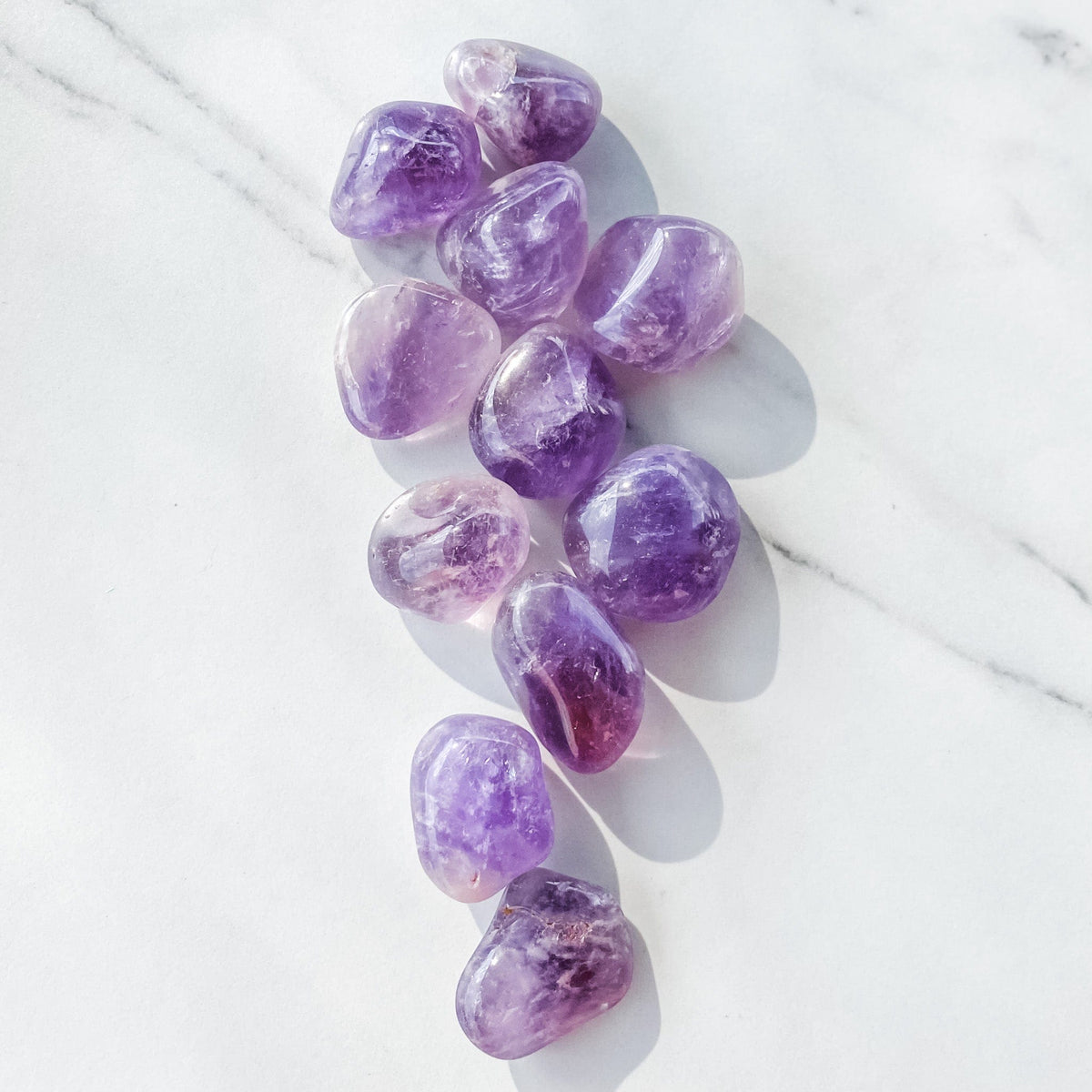 s1057 amethyst crystal tumbled stones tumble large 4cm crystals australia gemrox sydney 1