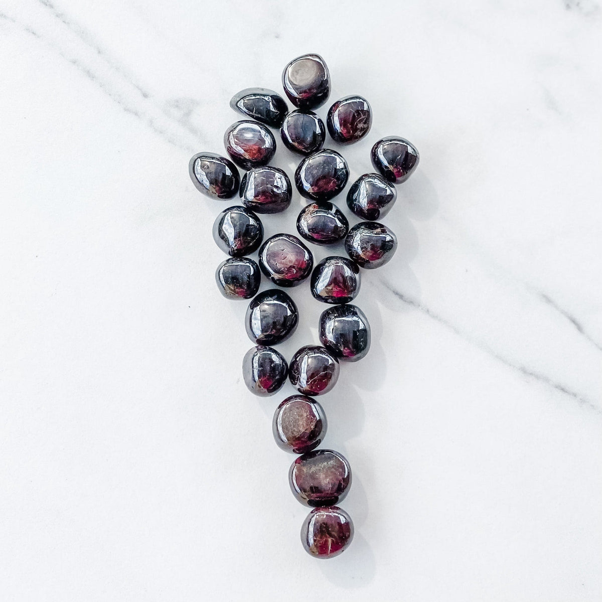 s1066 garnet crystal tumbled stone australia gemrox sydney crystals australia 1