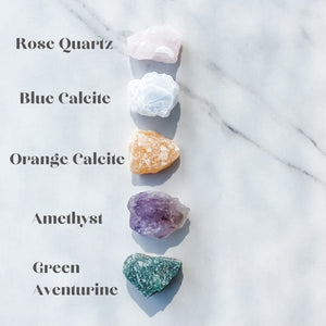 rocks box set of 5 raw stones for happiness health and success gemrox sydney crystals australia