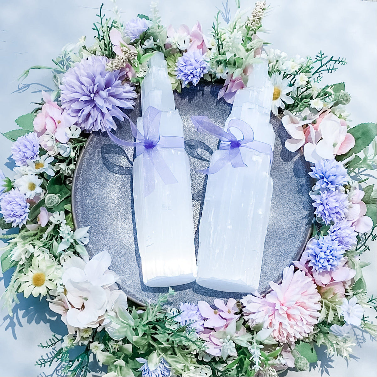 s1048 selenite crystal charging ruler plate rectangular 20cm long crystals australia gemrox 1