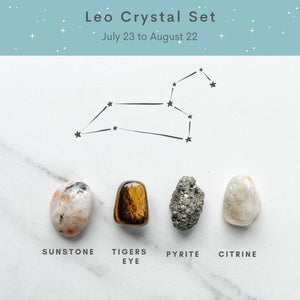 zodiac crystal kit leo crystals australia best crystals for leo star sign australia gemrox sydney