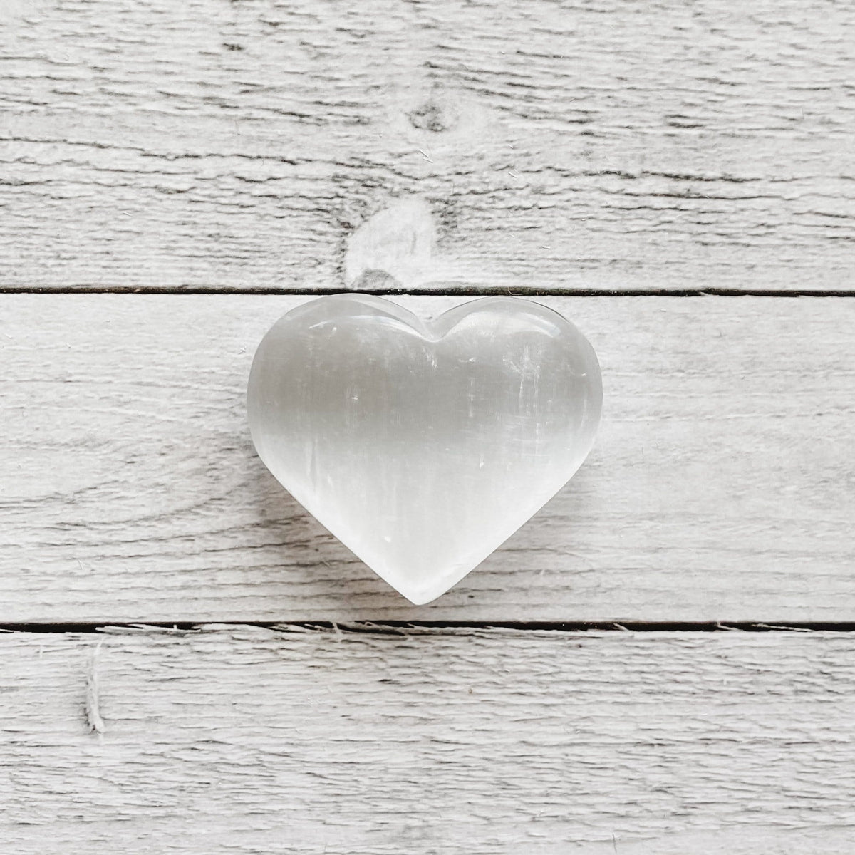 selenite crystal heart palmstone meditation healing chakra australia