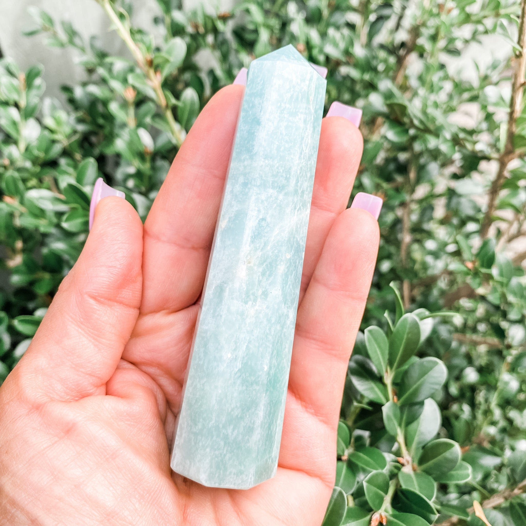 Amazonite Crystal Obelisk Tower-10.5cm - GemRox