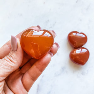 carnelian crystal healing heart stone 
