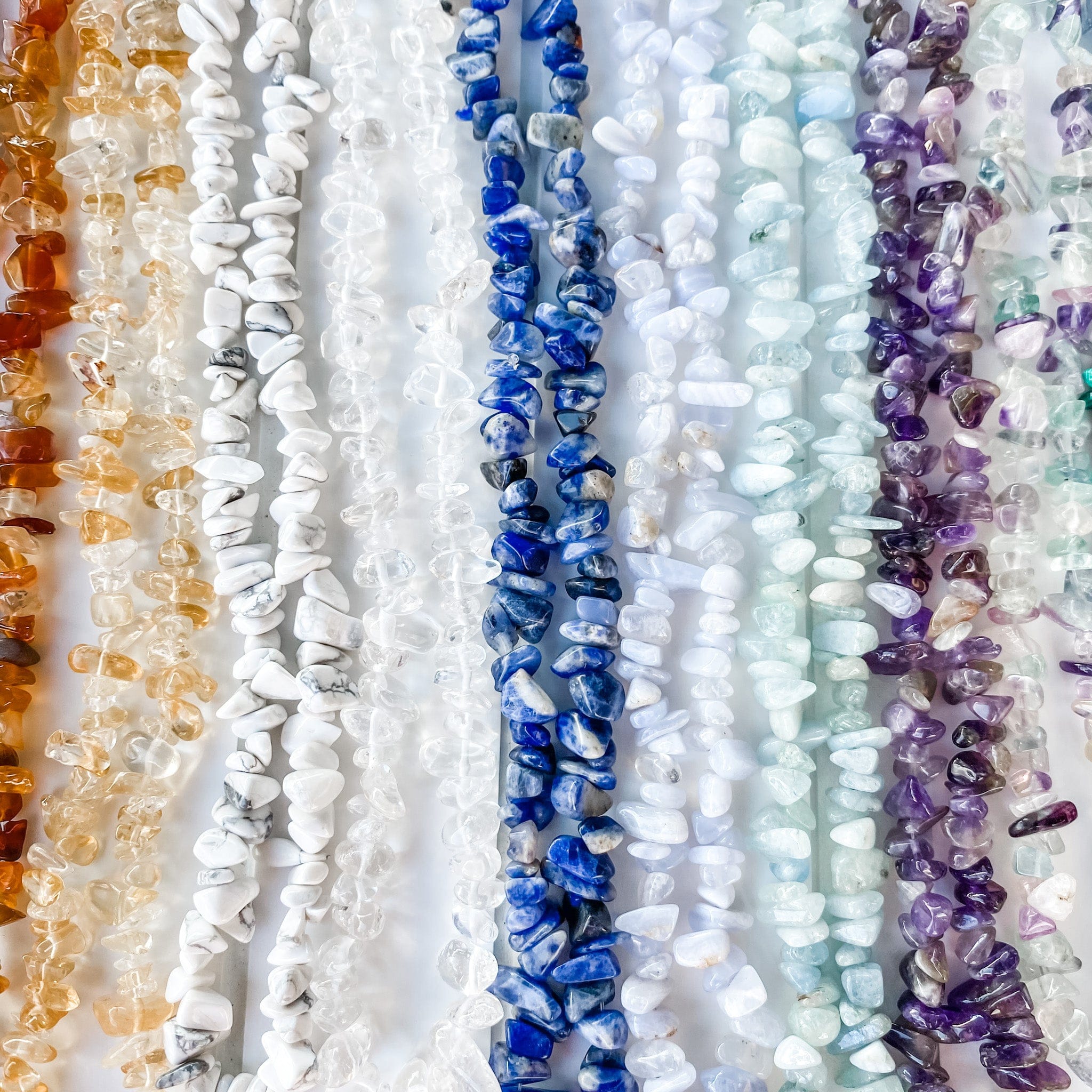 Crystal necklaces discount