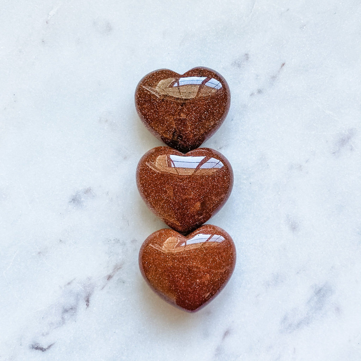 goldstone crystal healing heart gift australia