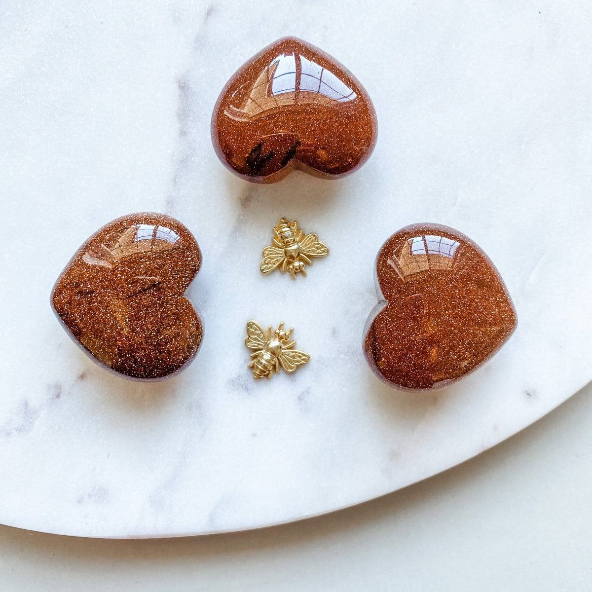 goldstone crystal healing heart gift australia