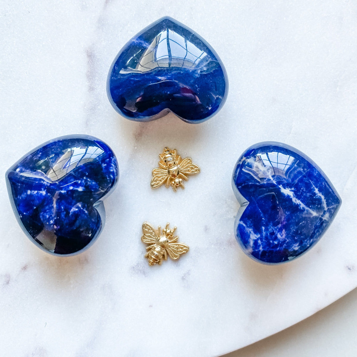 sodalite crystal heart healing stone valentines day gift mothers day australia