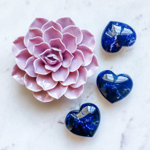sodalite crystal heart healing stone valentines day gift mothers day australia