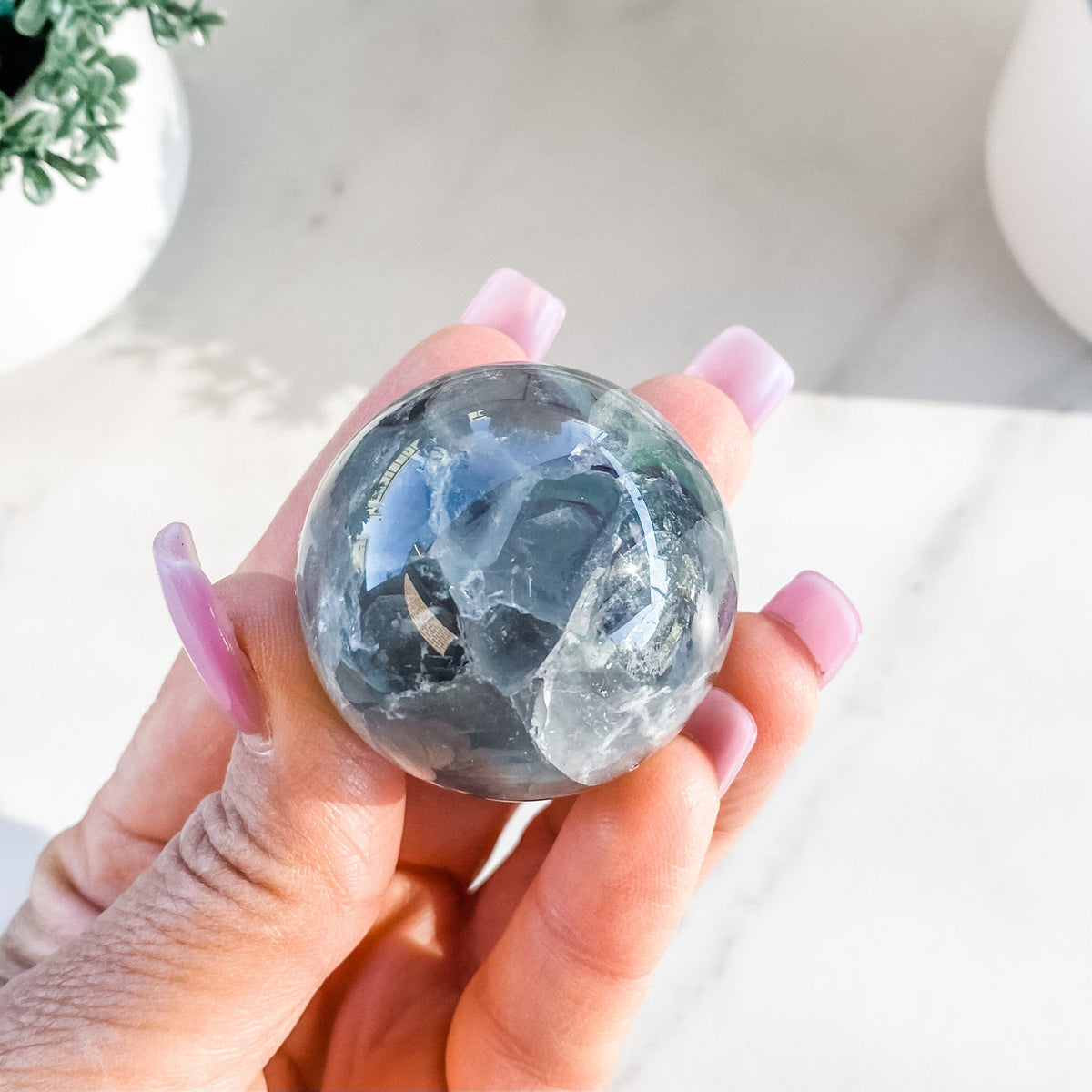 s1280 rainbow fluorite crystal ball sphere australia.fluorite crystal sphere 4cm australia. rainbow fluorite sphere 4cm austalia.crystals australia.gemrox sydney 1