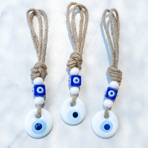 s1324 turkish evil eye protection ceramic wall hanging amulet home decor australia gemrox sydney 1