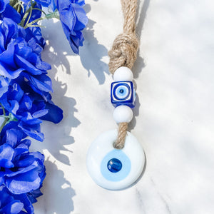 s1324 turkish evil eye protection ceramic wall hanging amulet home decor australia gemrox sydney 1