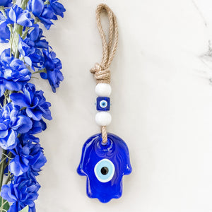 s1325 Turkish Evil Eye Hamsa Hand protection glass wall amulet wall hanging australia gemrox sydney 1