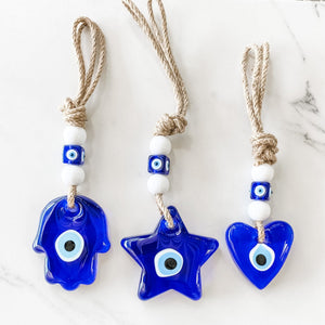 s1325 Turkish Evil Eye Hamsa Hand protection glass wall amulet wall hanging australia gemrox sydney 1