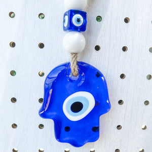 s1325 Turkish Evil Eye Hamsa Hand protection glass wall amulet wall hanging australia gemrox sydney 1