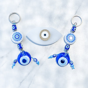 s1329 turkish evil eye protection glass key ring key chain australia buy evil eye australia gemrox sydney 1