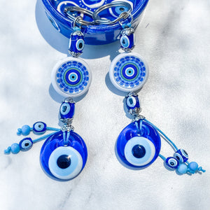 s1329 turkish evil eye protection glass key ring key chain australia buy evil eye australia gemrox sydney 1