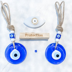 s1331 turkish evil eye glass protection circular wall hanging amulet australia gemrox sydney 1