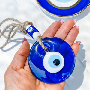 s1331 turkish evil eye glass protection circular wall hanging amulet australia gemrox sydney 1