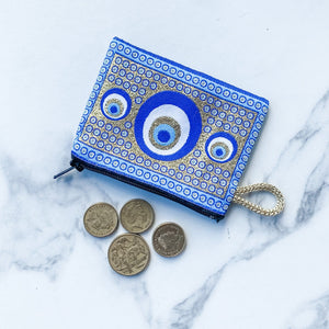 s1342 turkish evil eye protection make up bag pouch clutch australia. evil eye bags pouches australia gemrox sydney 1