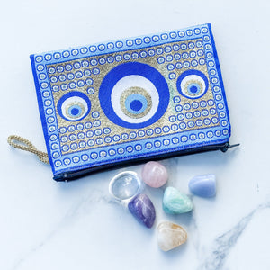 s1342 turkish evil eye protection make up bag pouch clutch australia. evil eye bags pouches australia gemrox sydney 1