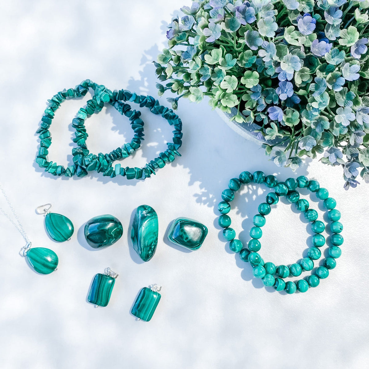 s1364 malachite crystal stone stretch elastic beaded 8mm bracelet australia. malachite bracelet australia.gemrox sydney 1