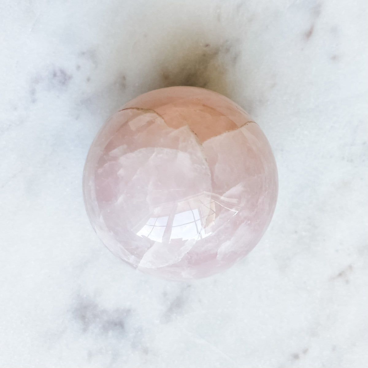 rose quartz crystal ball sphere healing stone australia