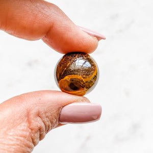 tigers eye crystal ball sphere healing stone meditation australia