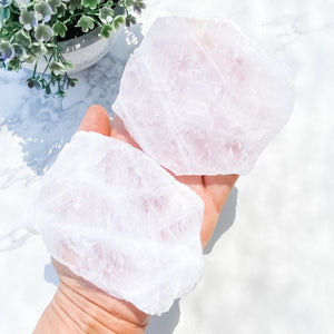 s1461 rose quartz crystal slab slice australia.natural rose quartz pink coaster stone australia. rose quartz slab slice home decor australia gemrox sydney 1