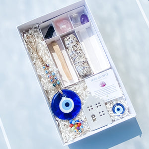 Evil Eye Ultimate Home Protection and Cleansing Crystal Kit