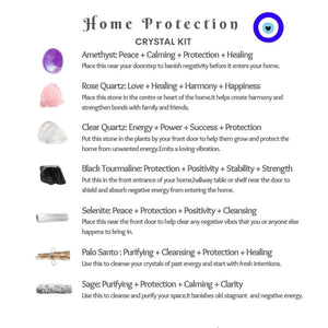 Evil Eye Ultimate Home Protection and Cleansing Crystal Kit