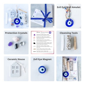 Evil Eye Ultimate Home Protection and Cleansing Crystal Kit