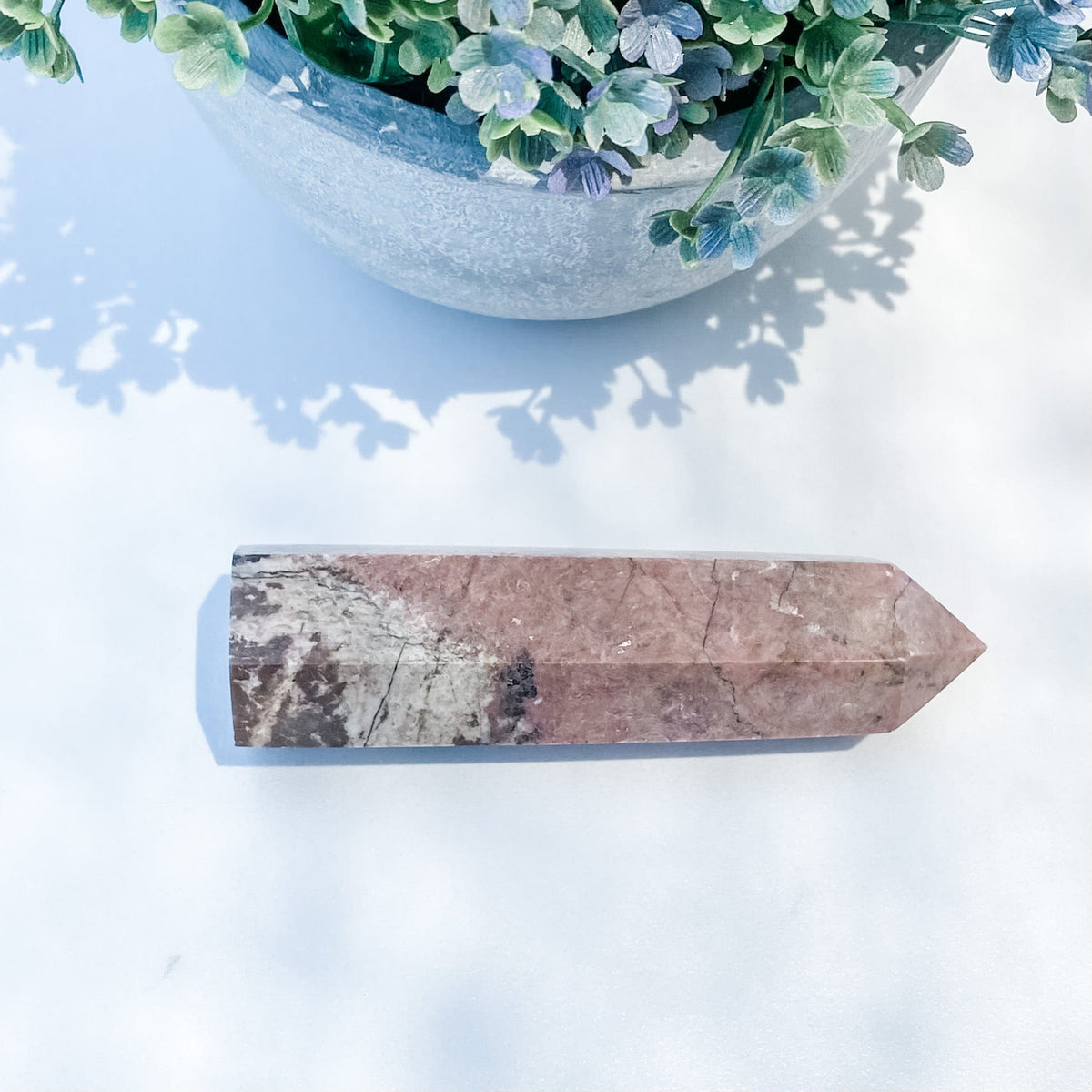 s1503 rhodonite crystal tower generator point australia. rhodonite stone tower generator obelisk australia.gemrox sydney 1