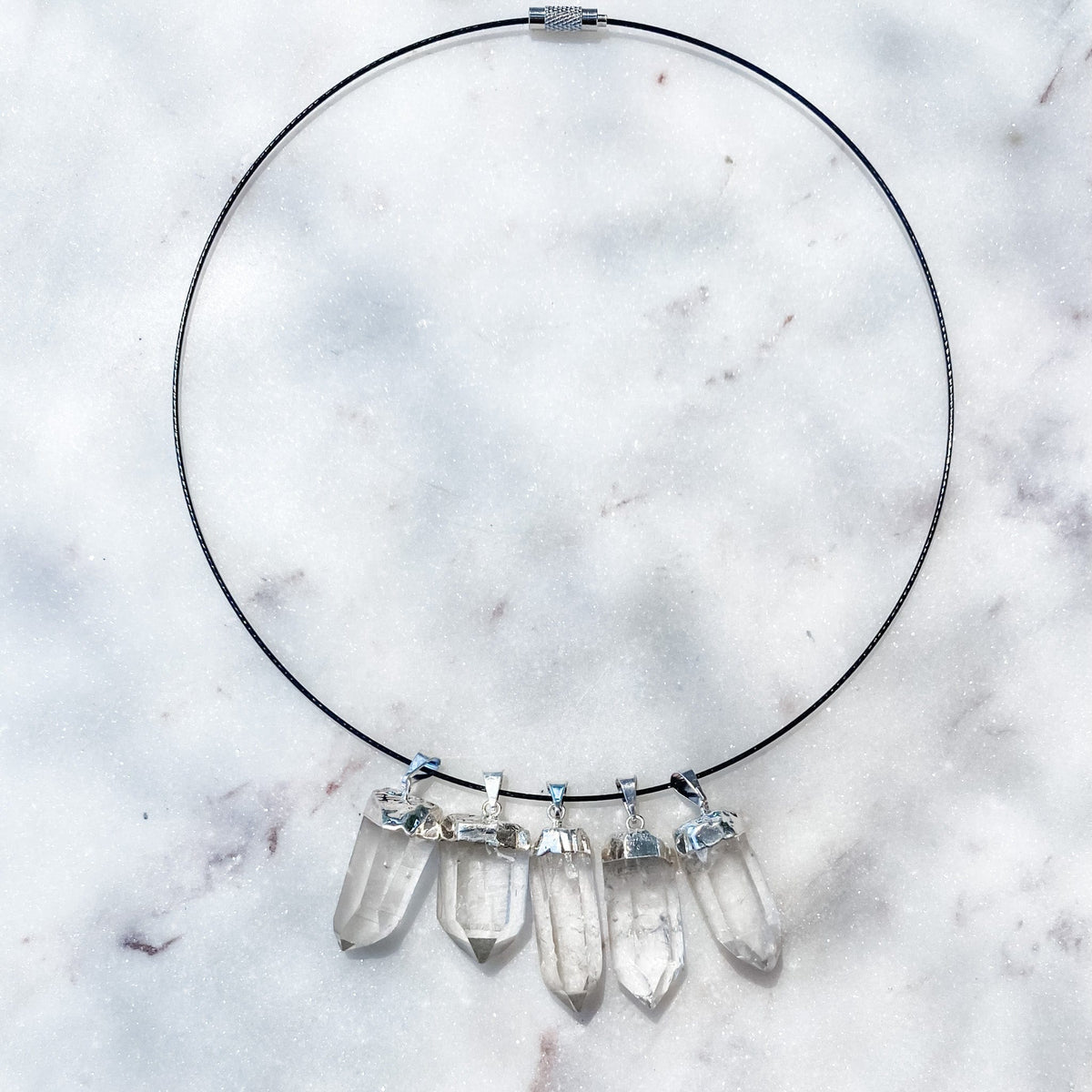 s1509 black chocker screw end round necklace 40cm australia. round necklace black australia.gemrox sydney 1