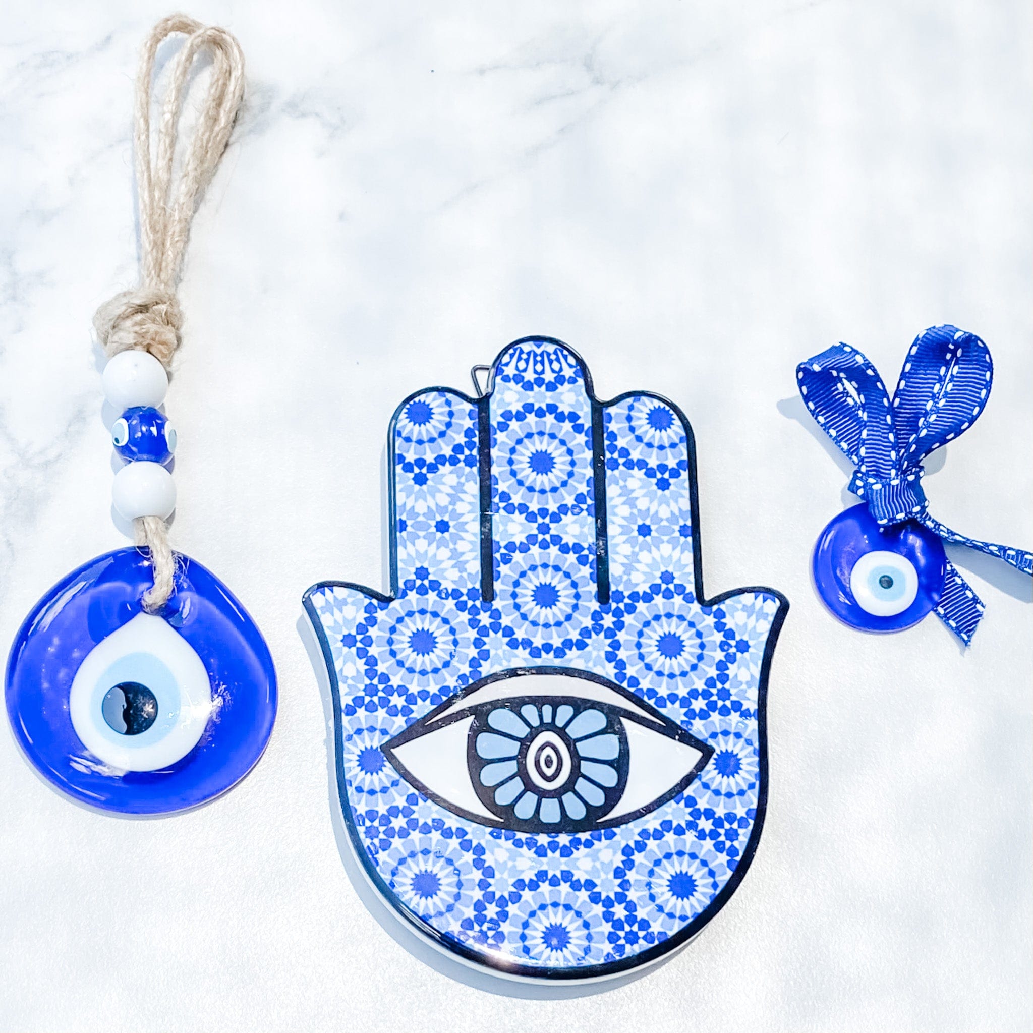 Evil Eye Hamsa Hand Mediterrean Bundle - GemRox