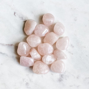 rose quartz crystal tumbled stone australia chakra healing meditation