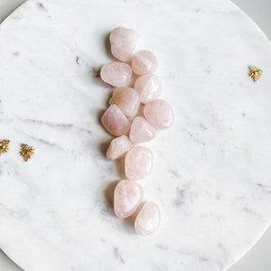 rose quartz crystal tumbled stone australia chakra healing meditation