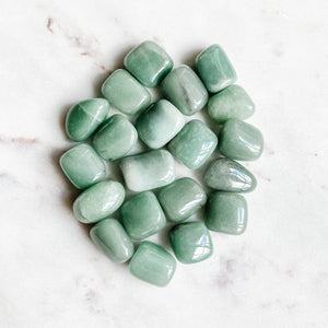 green aventurine crystal tumbled stone australia