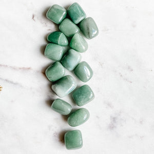 green aventurine crystal tumbled stone australia