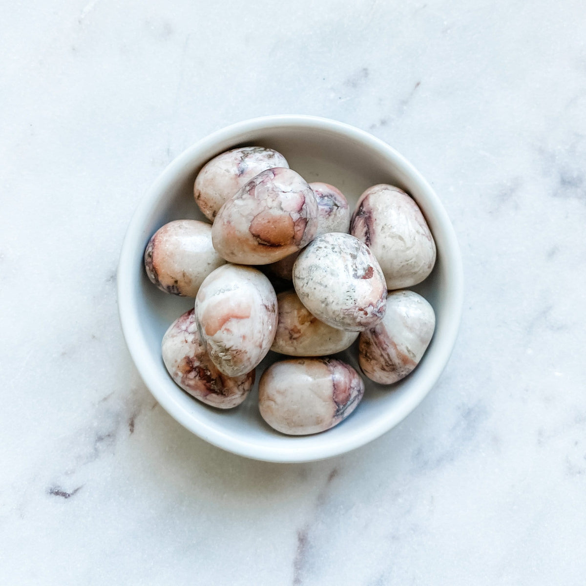 pink jasper crystal healing tumbled stone australia