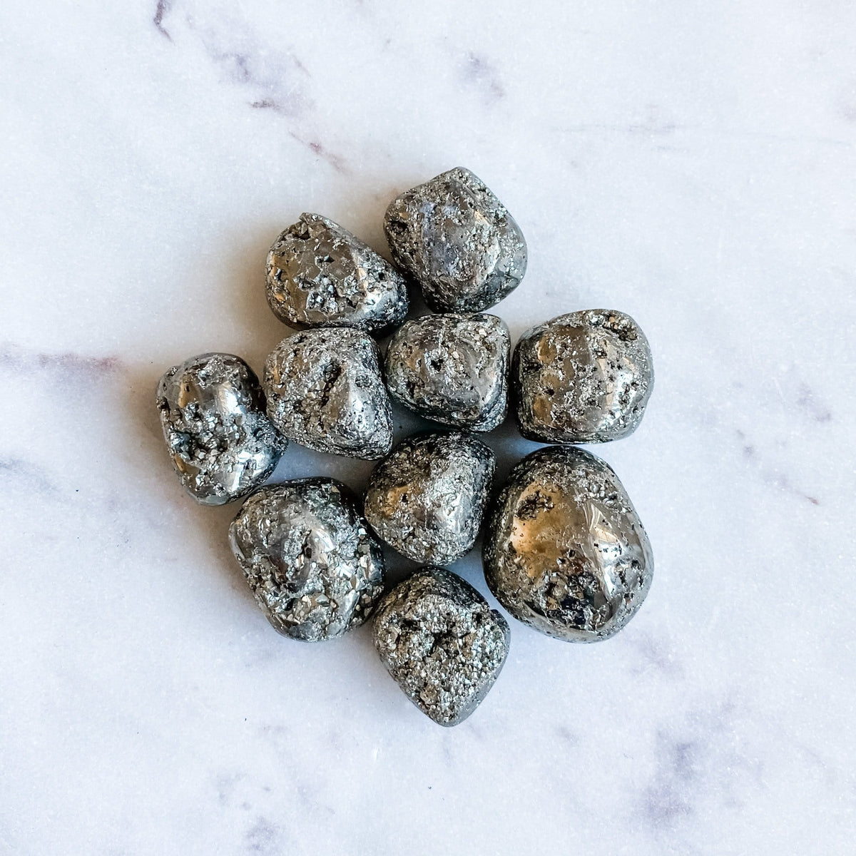 pyrite crystal healing tumbled stone australia