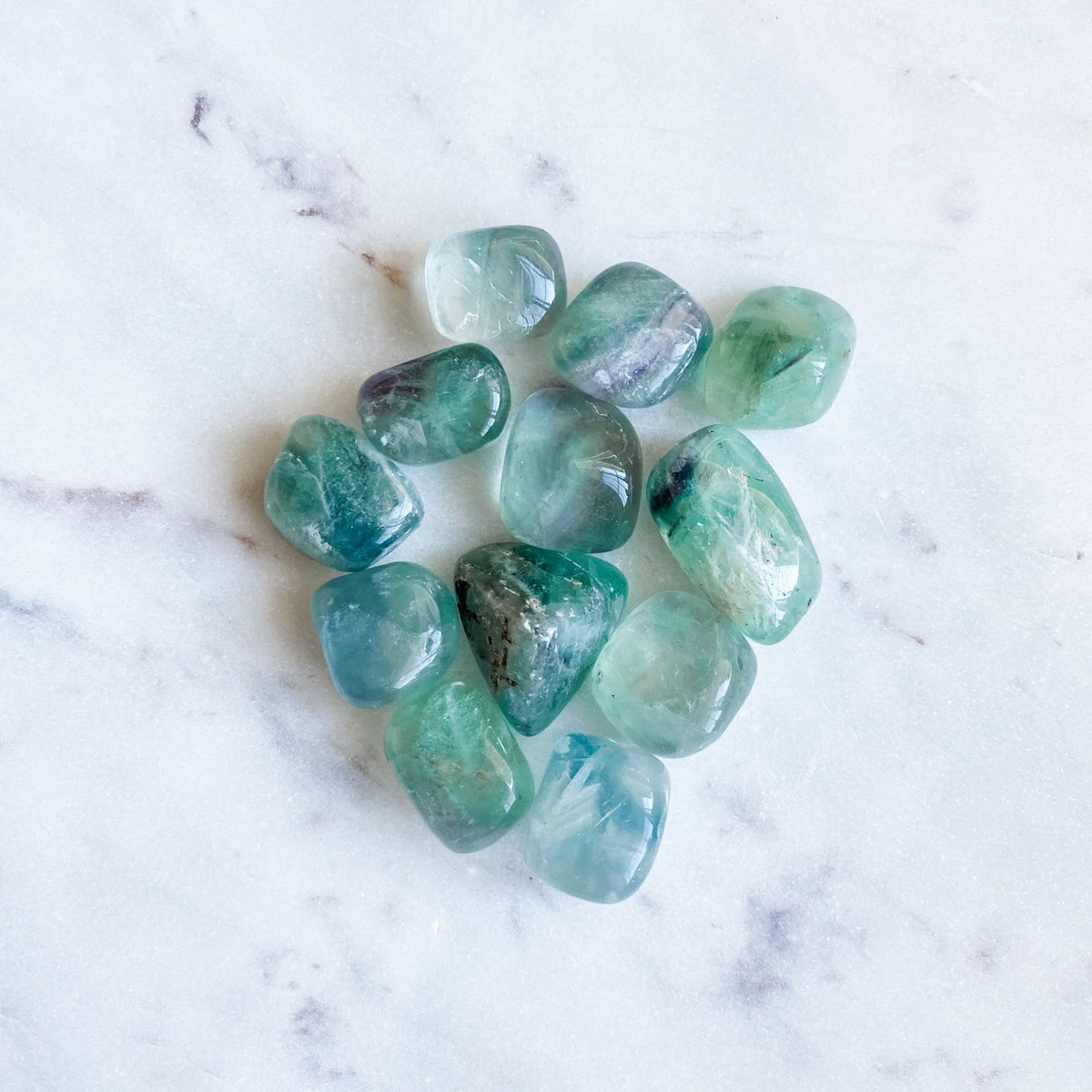 fluorite crystal tumbled stone australia