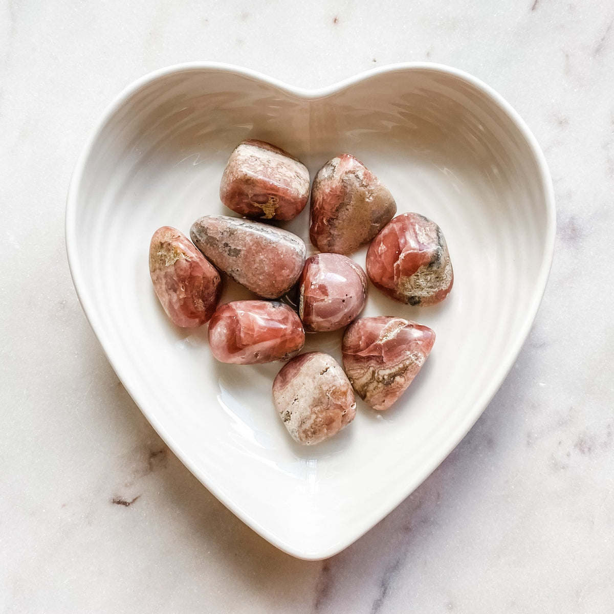 rhodochrosite crystal healing tumbled stone australia